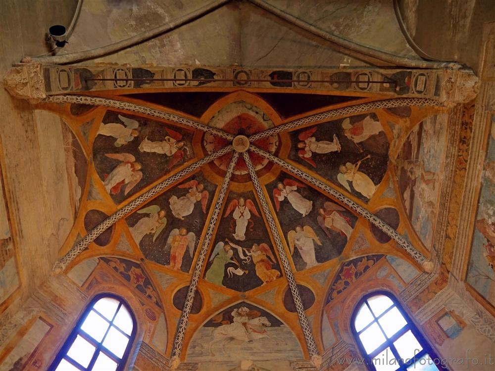Milan (Italy) - Detail of the Chapel of  Sant’Ambrogio, or Grifi Chapel, in San Pietro in Gessate